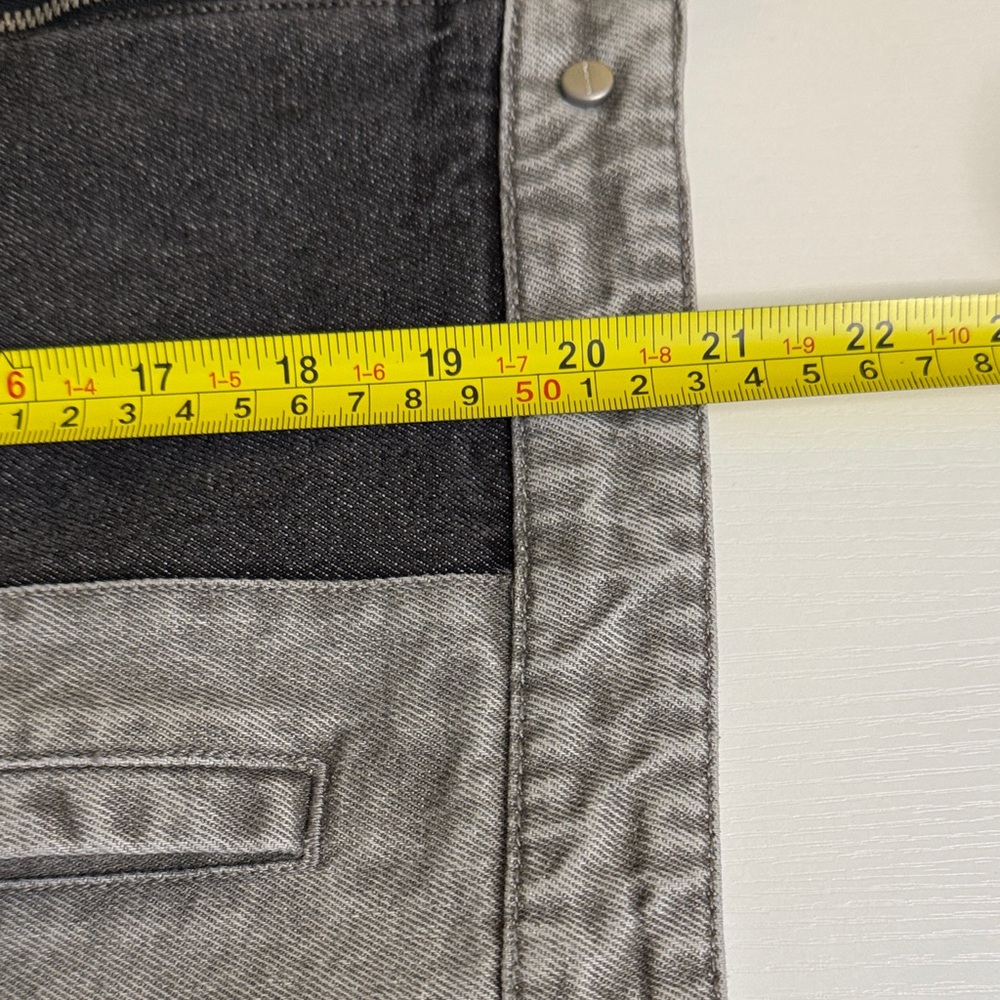 Nike Air Jordan Women's Moto Jacket black/Flat and pewter/gray colorway - Picture 15 of 16